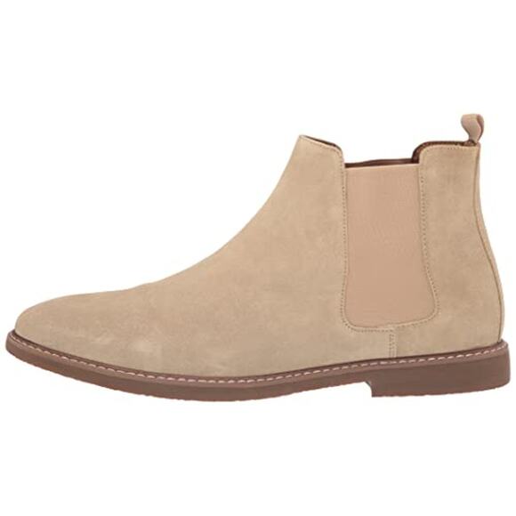 NWT Steve Madden Men's Highline Chelsea Boot, Sand Suede, 10 - Picture 1 of 7
